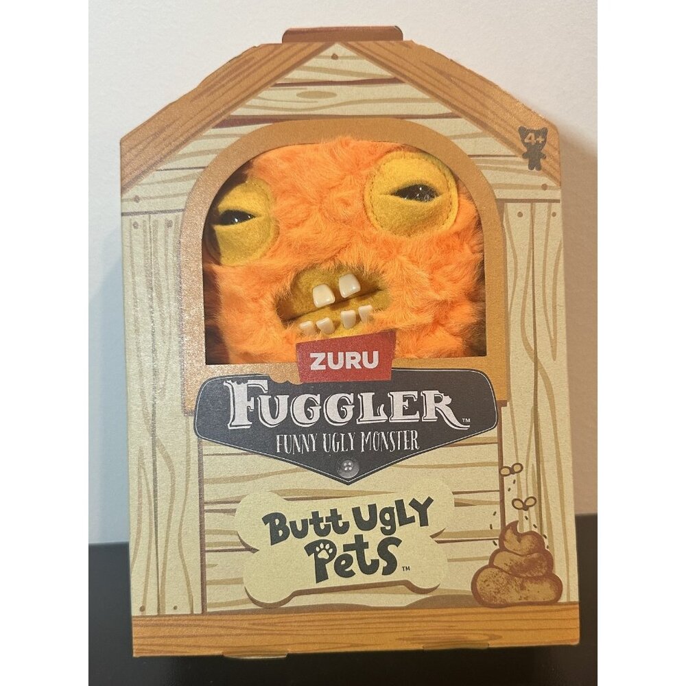 New‎ in Box Zuru Plush Fuggler Butt Ugly Cod Father Gold Fish Funny Monsters 9"